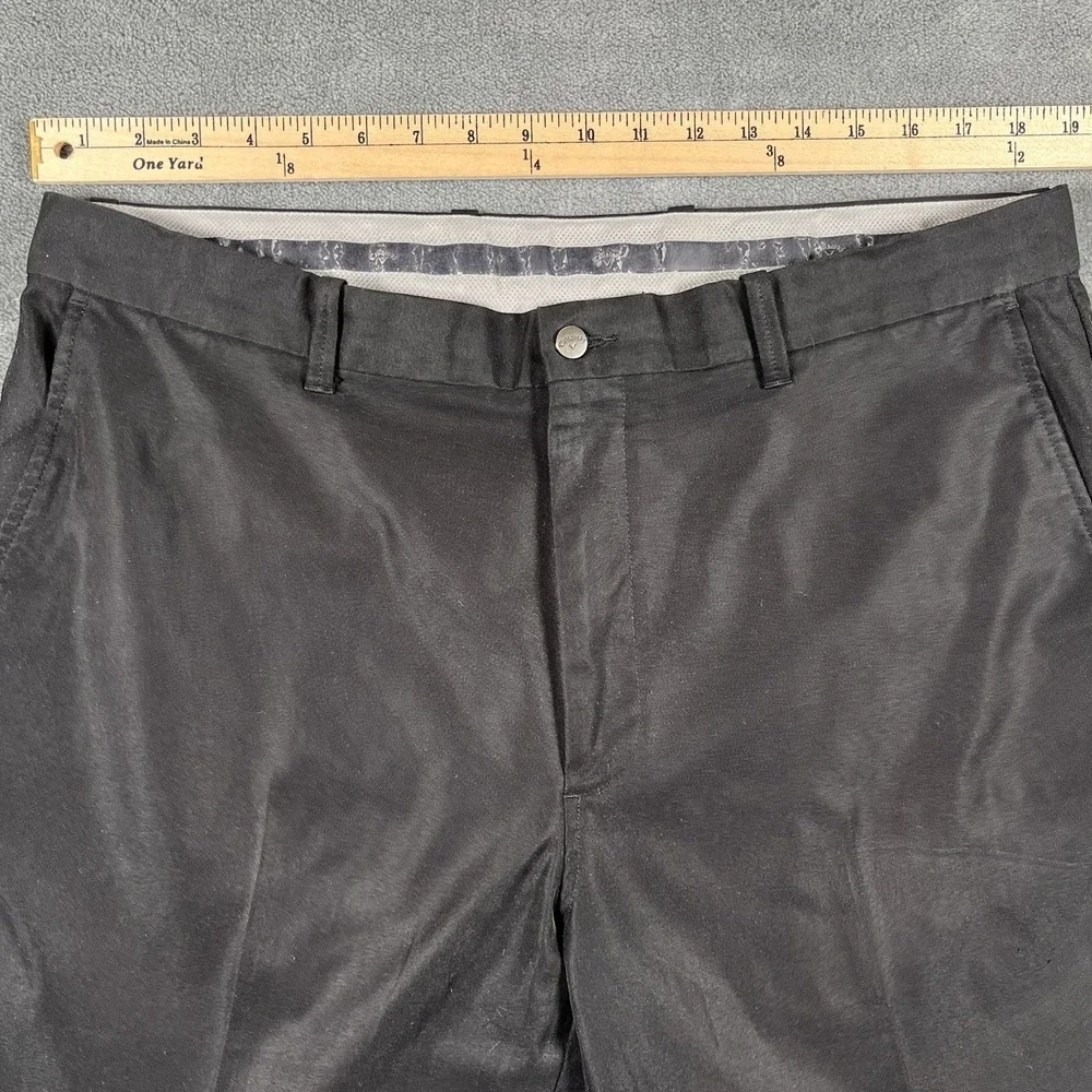 Callaway Golf Pants Men's 38x30 Black Stretch Waistband Performance Flat Front